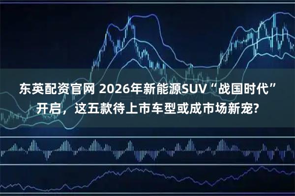 东英配资官网 2026年新能源SUV“战国时代”开启，这五款待上市车型或成市场新宠?