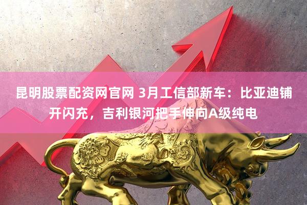 昆明股票配资网官网 3月工信部新车:比亚迪铺开闪充,吉利银河把手伸向A级纯电