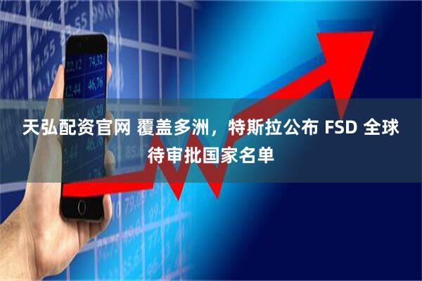 天弘配资官网 覆盖多洲，特斯拉公布 FSD 全球待审批国家名单
